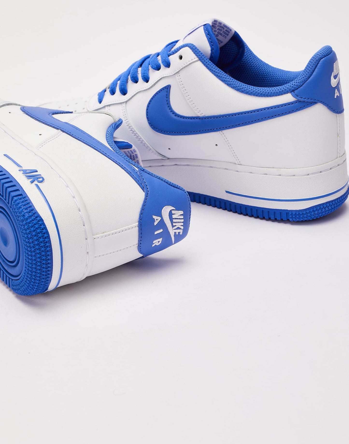 NEW Nike Air Force 1 '07 White Medium Blue