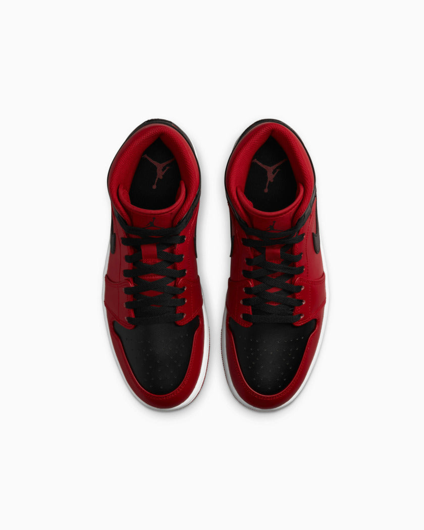 NEW Nike Air Jordan 1 Mid Reverse Bred