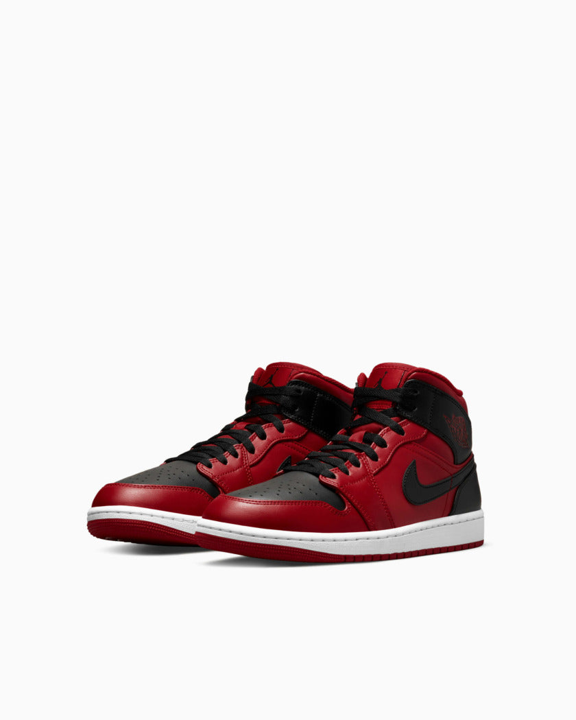 NEW Nike Air Jordan 1 Mid Reverse Bred